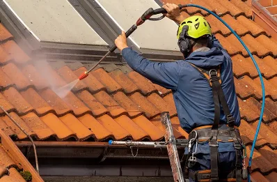 Démoussage et hydrofuge de toiture à Sept-Meules